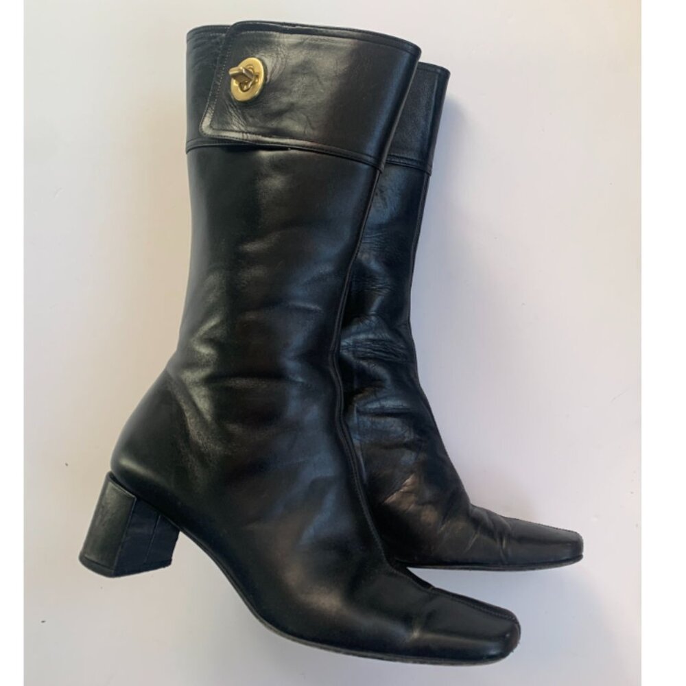 Coach Boot w/ Toggle Clasp Detail